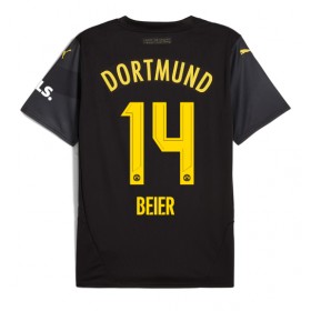 Borussia Dortmund Maximilian Beier #14 Auswärtstrikot 2024-25 Kurzarm